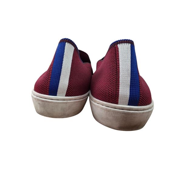 Rothy's The Sneaker Women's Size 10.5 US Red Garnet Burgundy Slip On Shoes - Picture 5 of 9